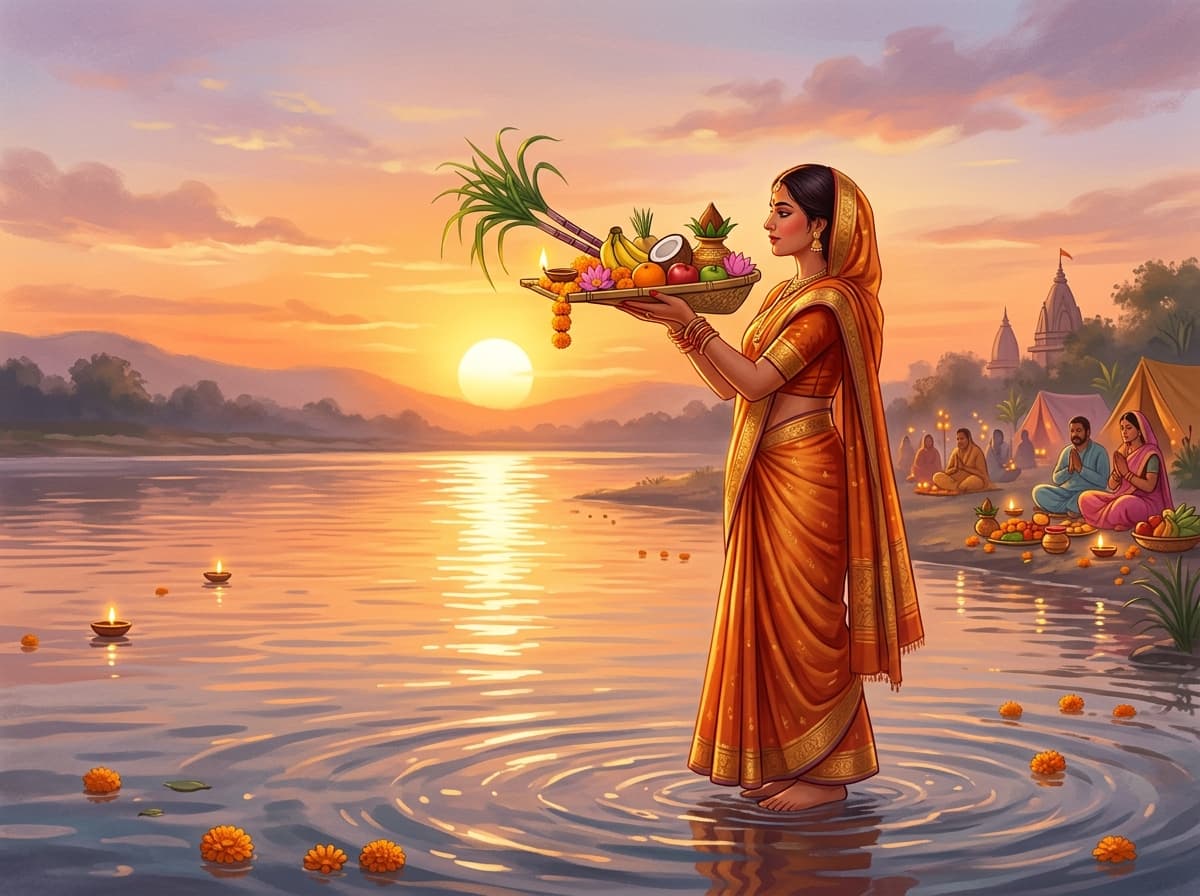Chhath Puja (Sandhya Arghya): A Sacred Salutation to the Setting Sun
