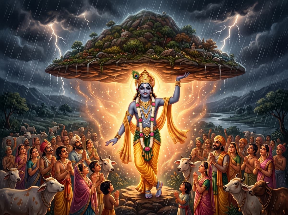 Govardhan Puja & Annakut: Celebrating Devotion and Divine Abundance