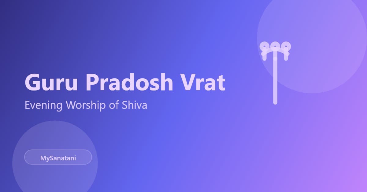 Guru Pradosh Vrat: Seeking Divine Grace of Lord Shiva for Peace and Prosperity