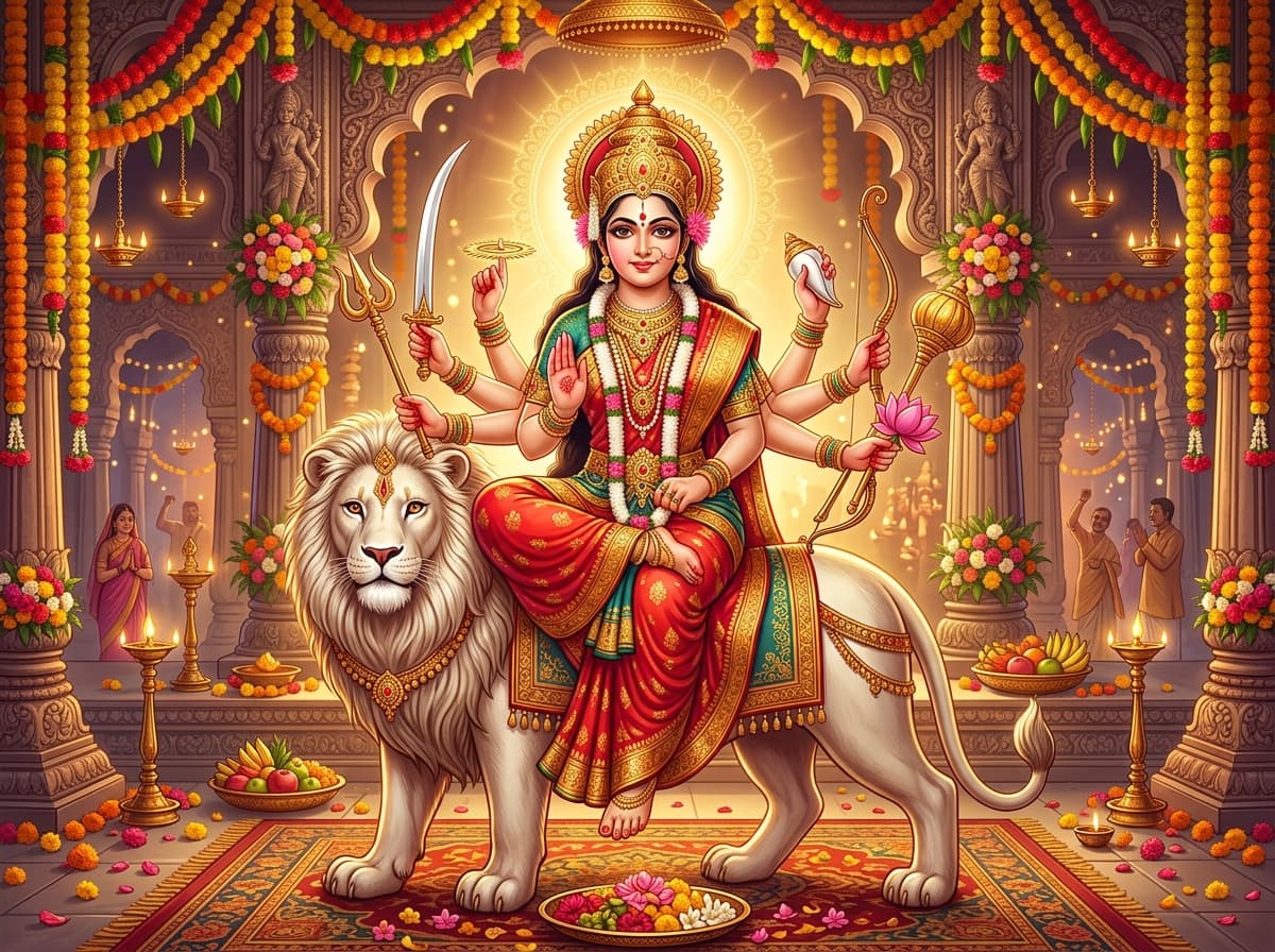 Shardiya Navratri Begins: Embarking on the Divine Journey of Shakti