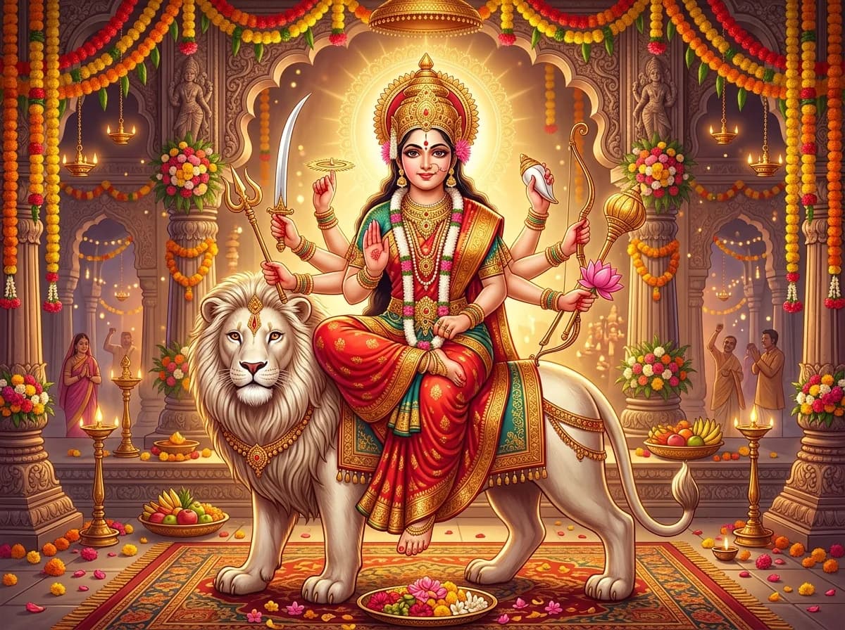 Shardiya Navratri Begins: Embarking on the Divine Journey of Shakti